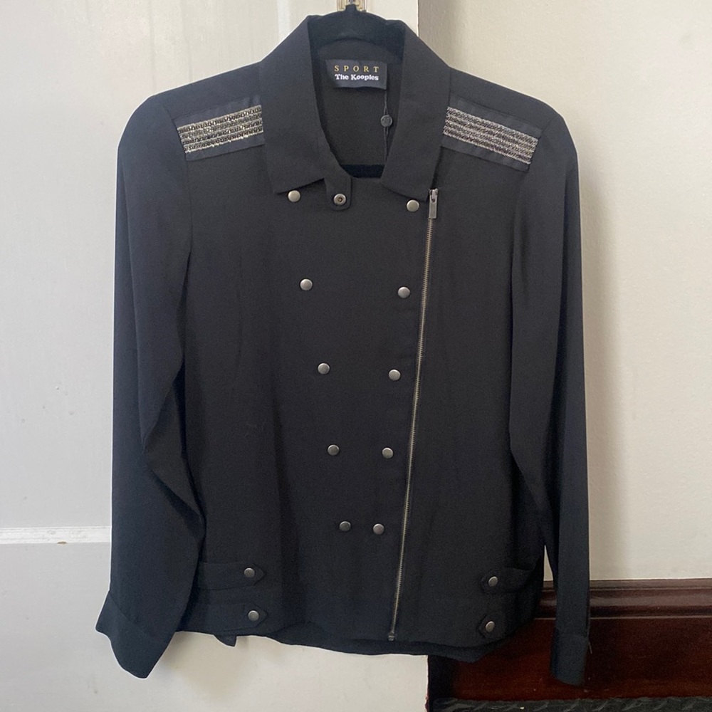 Kooples Metal Blouse